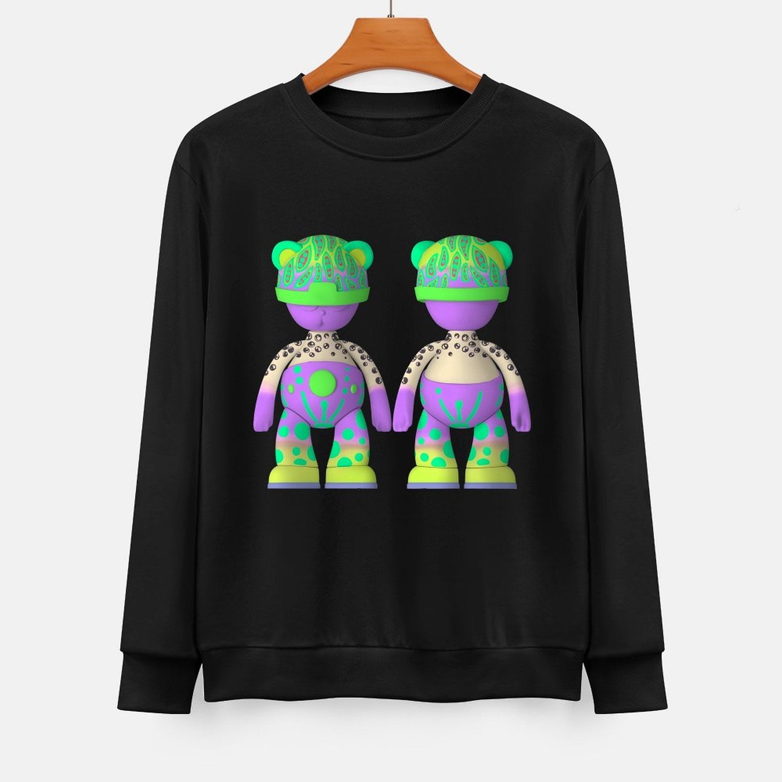 Long Sleeve With Front PatternEverydaySeries 100% Cotton